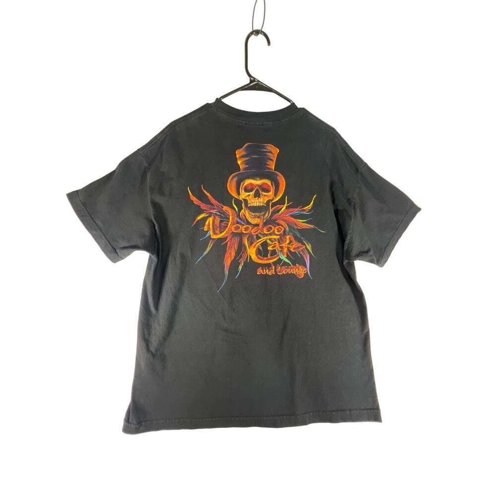 Vintage 90's Las Vegas Voodoo Cafe at the Rio Grand Casino Skull T-Shirt Size XL